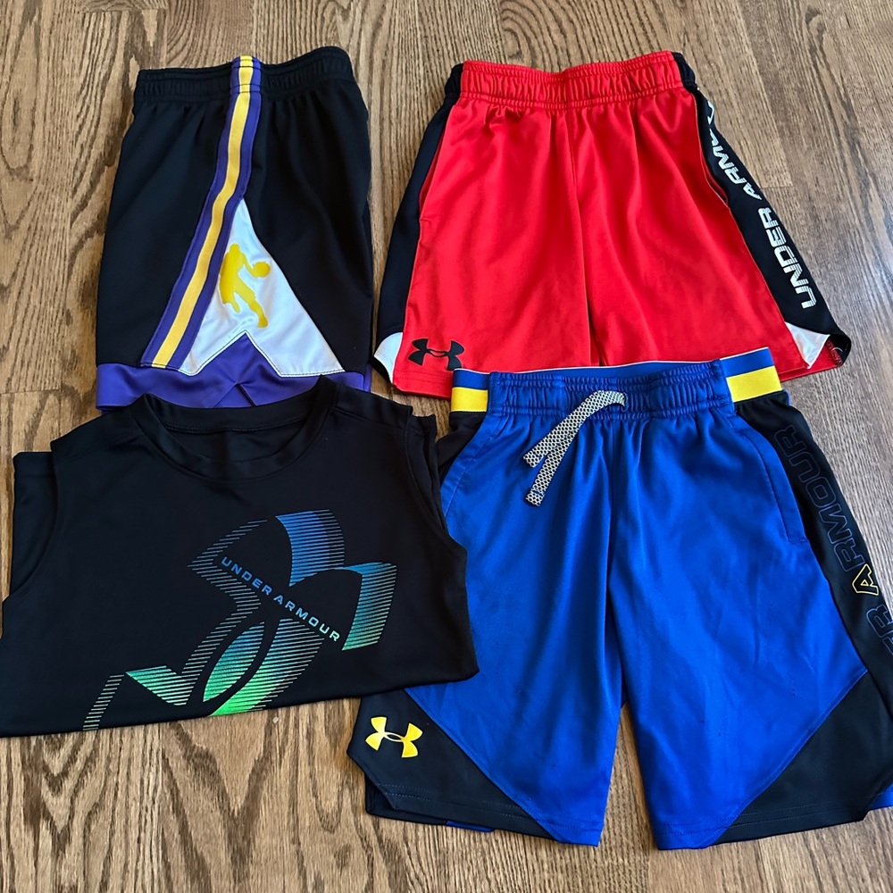 Under Armour Athletic Shorts and Tank Set